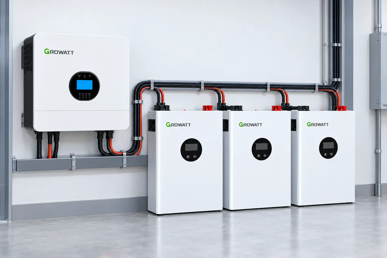 بانک ماژولار باتری لیتیومی Growatt برای افزایش ظرفیت برق اضطراری